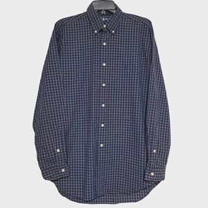 Ralph Lauren Long Sleeve Button Shirt Mens Medium BLAKE Blue